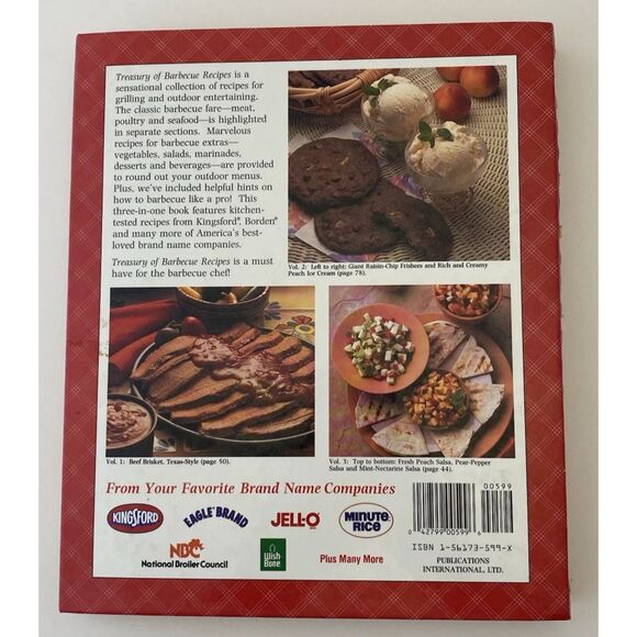 Treasury of Barbecue Recipes Favorite Brand Name Recipes 3 Books In One Cookbook - Picture 2 of 16